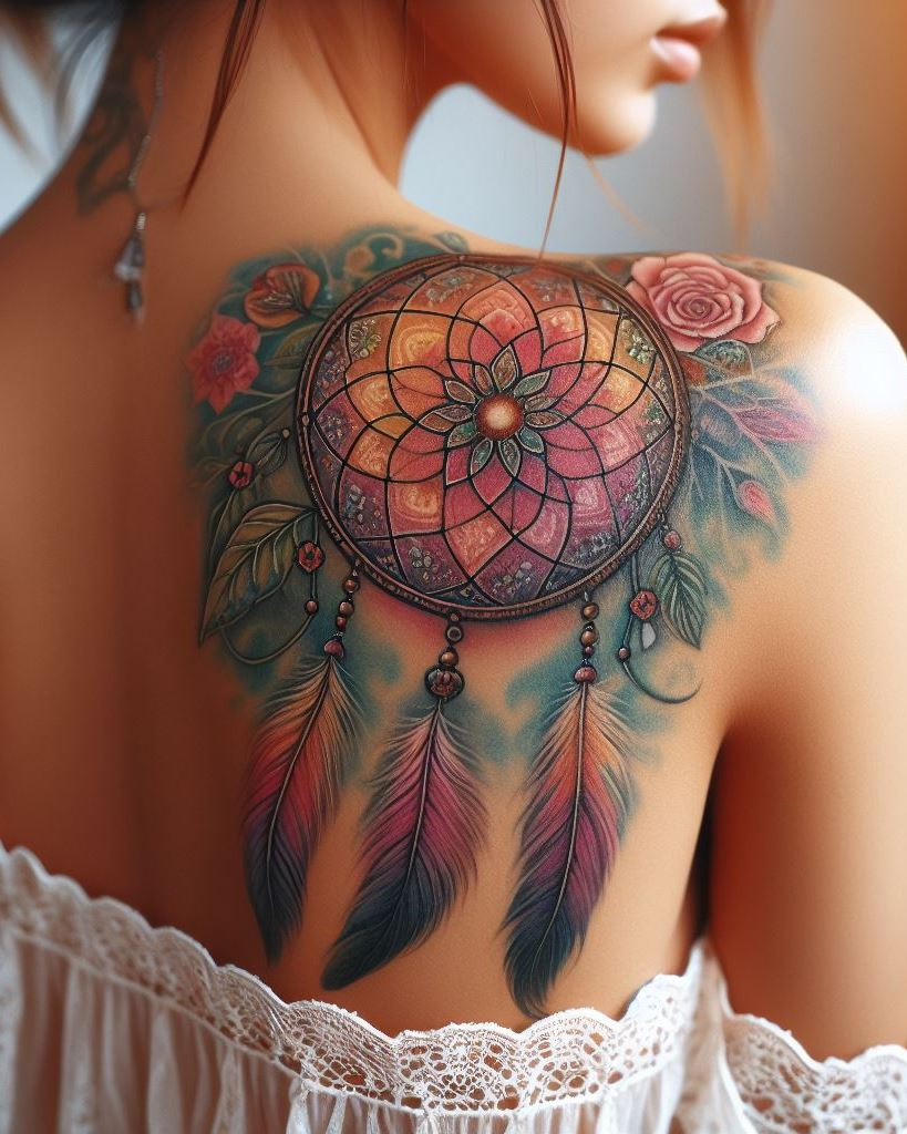 Turn your back into a canvas of protection and beauty with dreamcatcher tattoos. Perfect for dreamers, these designs keep your dreams close and the nightmares far away.