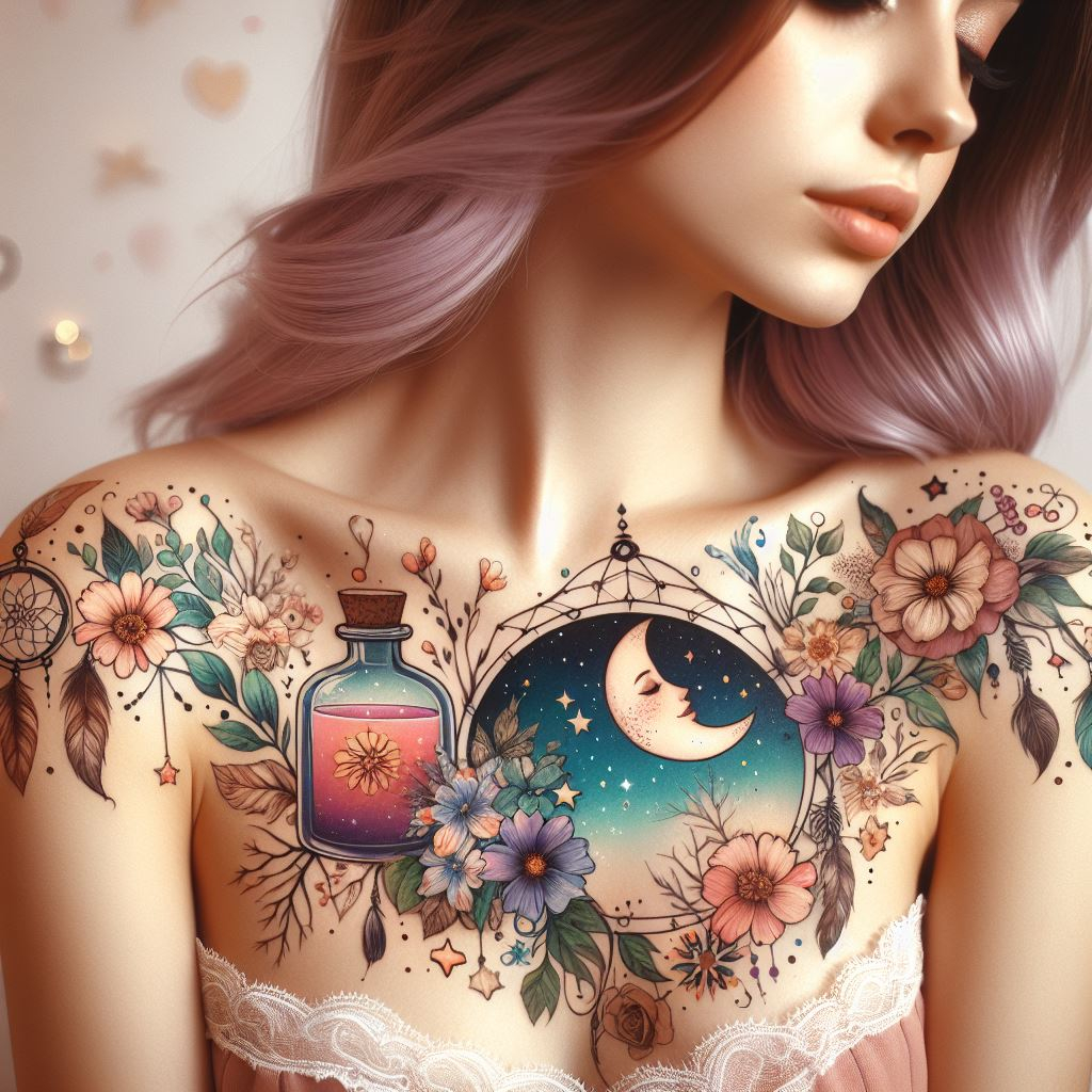 Ink your intentions: These mystical potion tattoos are like little spells etched onto your body.