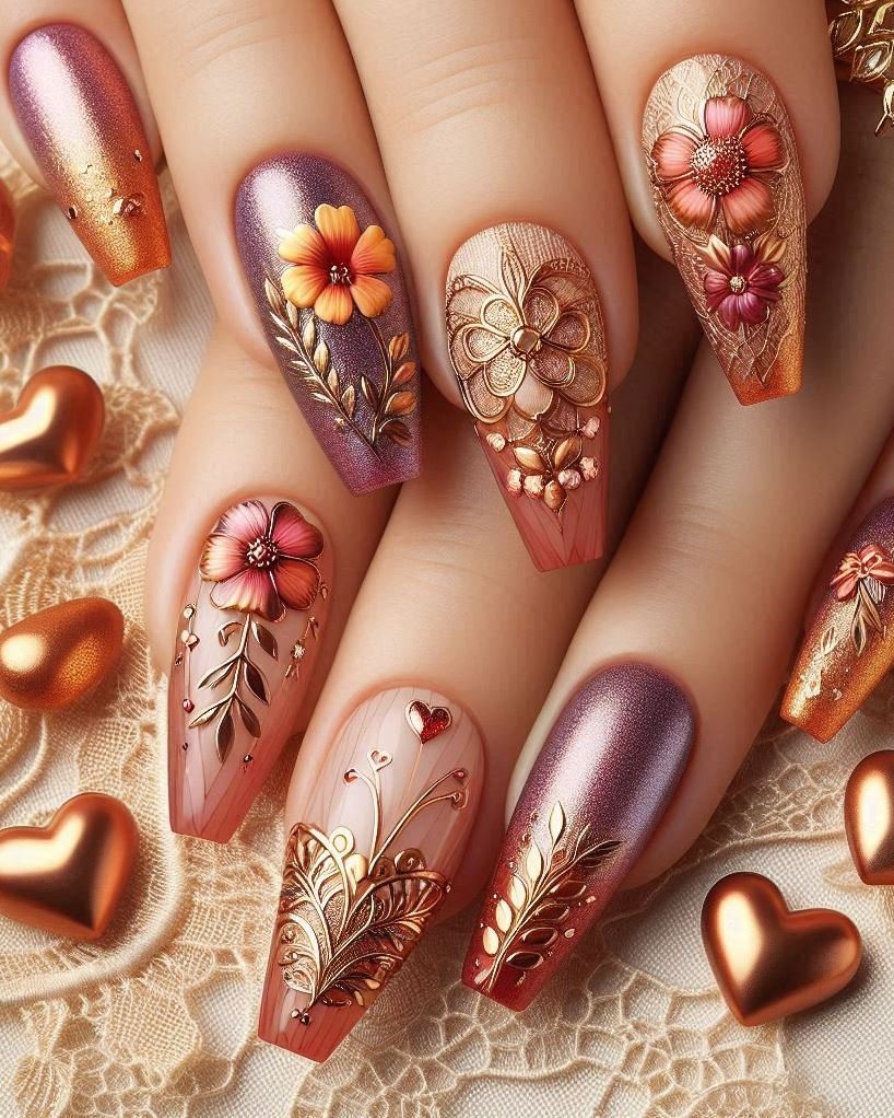 Channel your inner garden fairy with delicate daisy nails. These pastel petals are pure springtime magic!