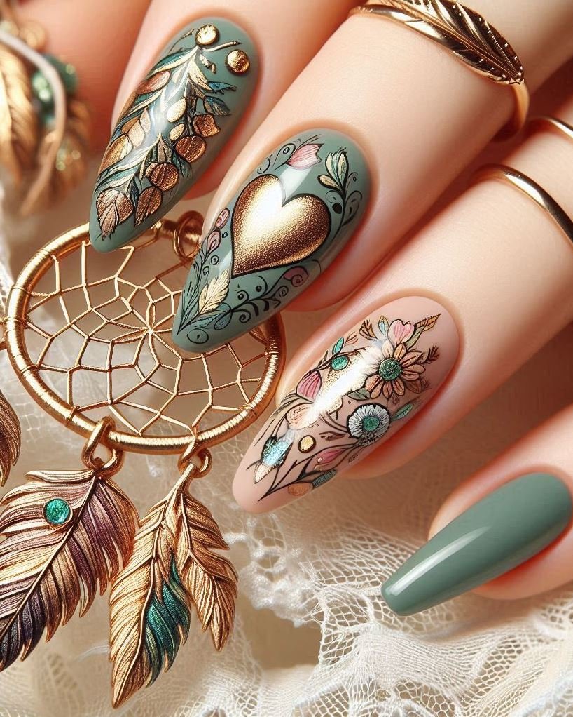 Blossom Crush: Delicate cherry blossoms paired with tiny hearts—romance at its finest.