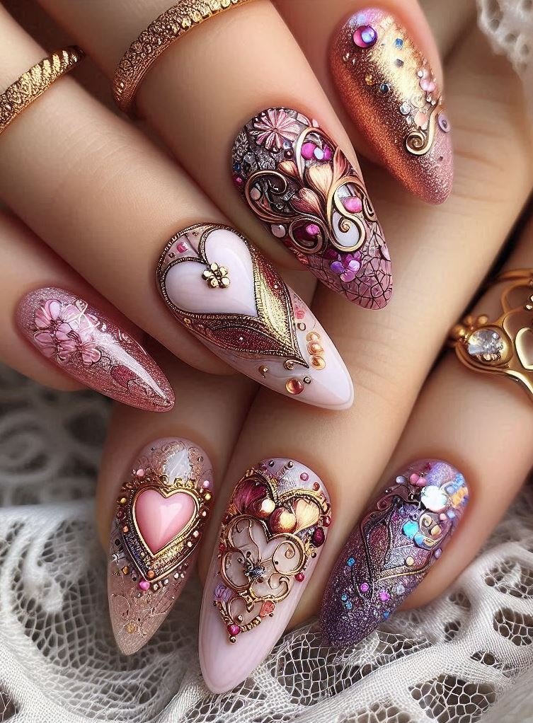 Neon Nights: Neon pink and purple nails that scream ‘party time.’ Dance the night away with these electrifying shades.