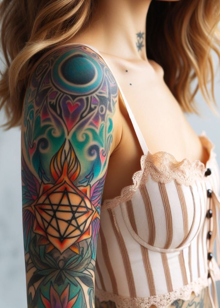 Inscribe the mystical on your skin: magic speculum witchcraft tattoos. They’re like portals to other realms, where secrets shimmer and incantations echo. 🌟🔮