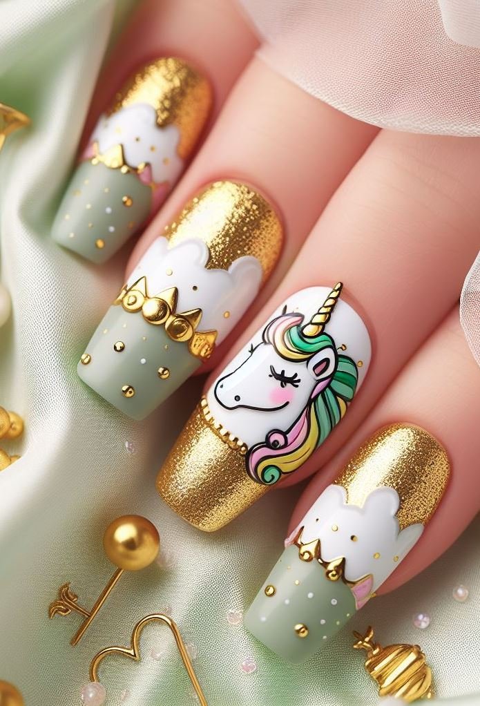 Discover the charm of unicorn nail art ideas that bring a touch of enchantment to your fingertips. Sparkly, stunning, and absolutely head-turning, these designs are a must-try!