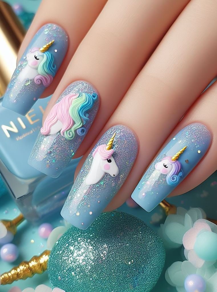 Dive into the magical world of unicorn nail art ideas that promise to sparkle and stun. Your nails will turn heads and leave everyone enchanted by their beauty.