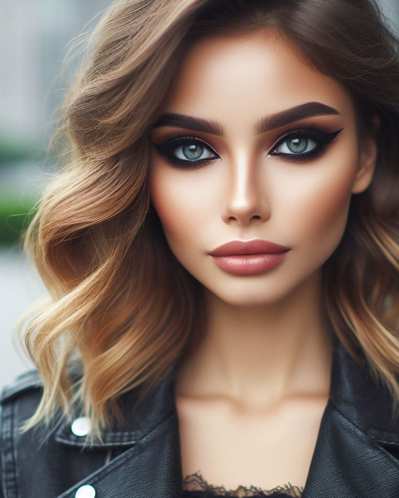 Channel your inner movie star with a classic black smokey eye and winged liner. This timeless look adds instant drama and sophistication to any night out.