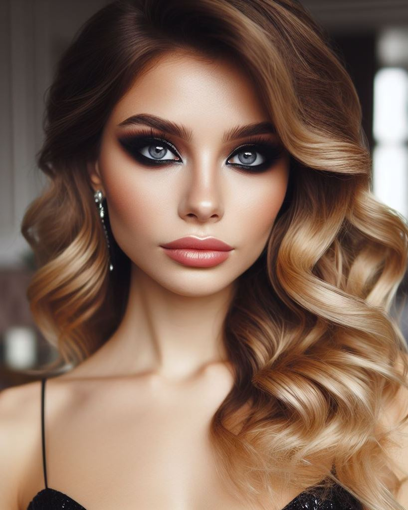 Embrace the classics! The black smokey eye and winged liner is a makeup trend that never goes out of style. This timeless look is perfect for any occasion.