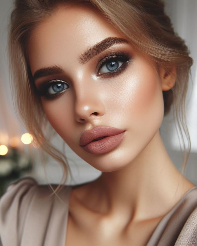 Perfect for every eye color! The beauty of a smokey taupe eye is its versatility. Paired with neutral lips, it flatters all eye colors, making it a universally flattering and easy-to-wear choice.