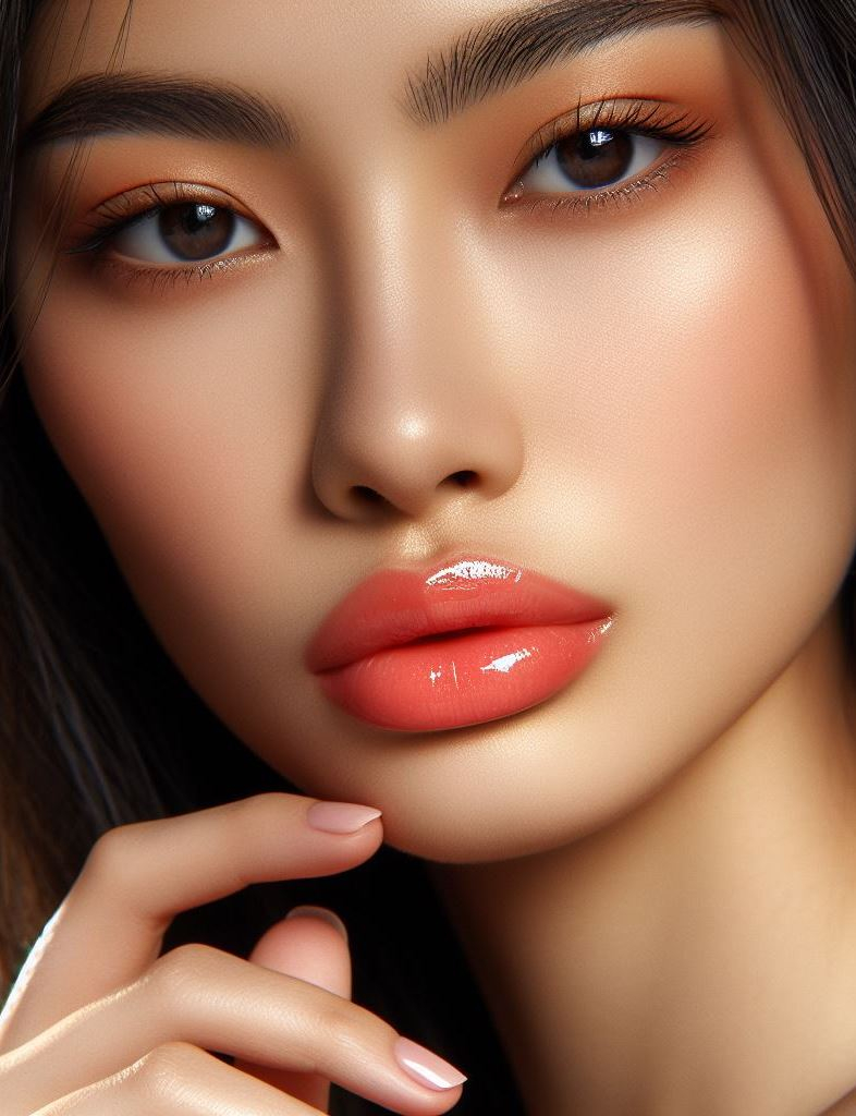 Summer lips are all about effortless shine! A peach, watermelon, or coral lip gloss is your secret weapon for a fuss-free, flirty look.