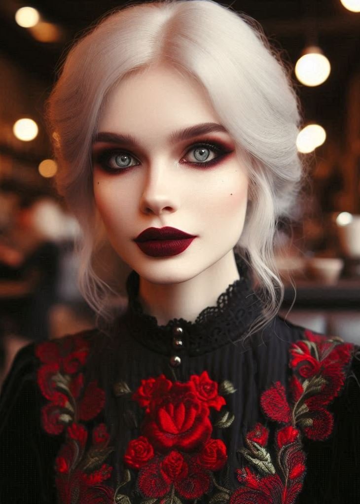 From Victorian Lace to Cyberpunk Edge: Gothic Makeup with a Themed Twist: Infuse your gothic makeup with a touch of your favorite theme! Channel the elegance of Victorian lace with intricate eyeliner designs or embrace the cyberpunk edge with bold metallic accents.