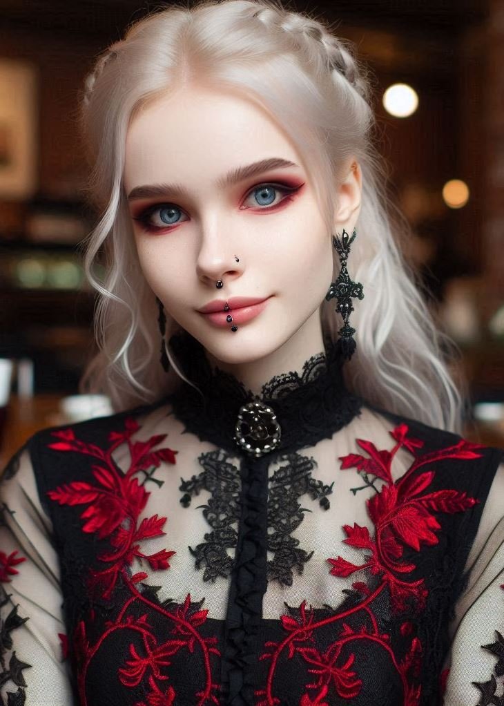 Spiderweb Intrigue: A Delicate Touch of Darkness: Embrace the intricate beauty of a spiderweb design. Use a fine-tipped eyeliner to create a delicate spiderweb pattern on your outer corner or eyelid for a unique and captivating touch of gothic detail.