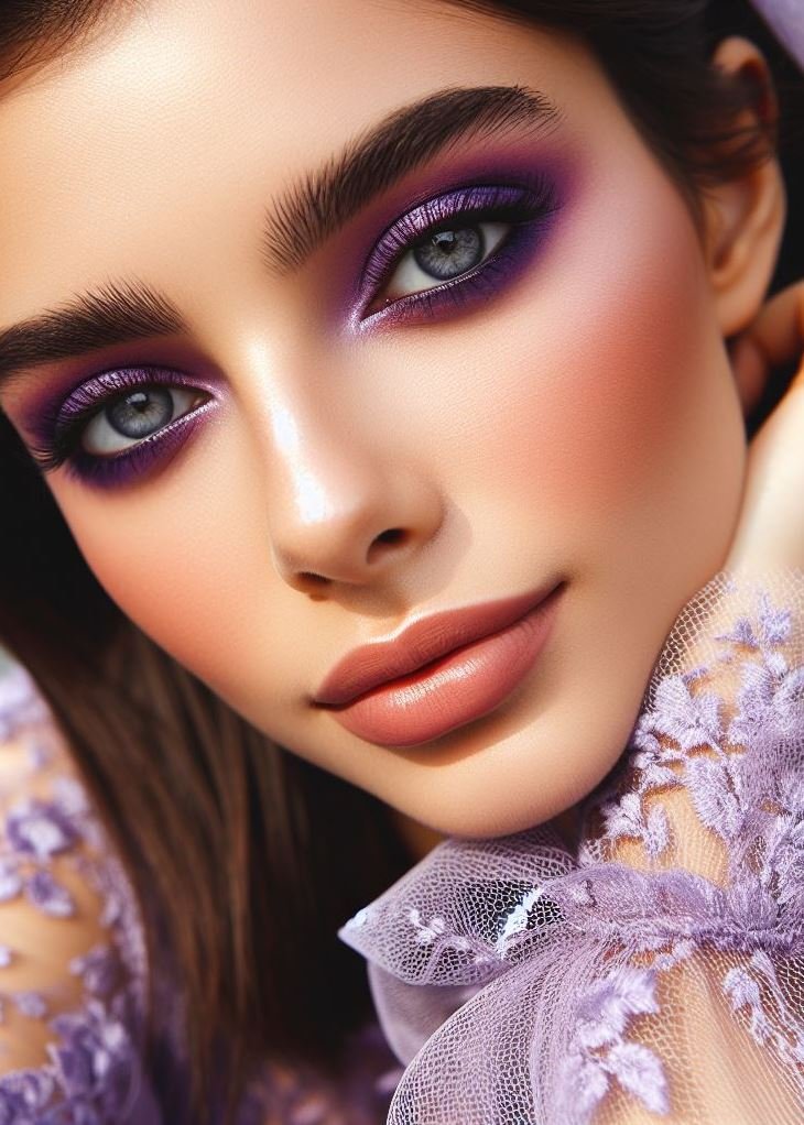 Glittery Galaxy: Embrace the cosmos with a blend of deep brown and shimmering purple eyeshadows. Add scattered glitter for an extra touch of celestial magic. Perfect for those who love a whimsical and out-of-this-world look.
