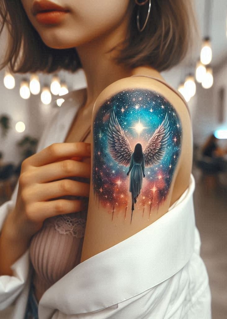 Soar into style with these angel wings tattoo ideas for women. Heavenly designs that are both graceful and bold!