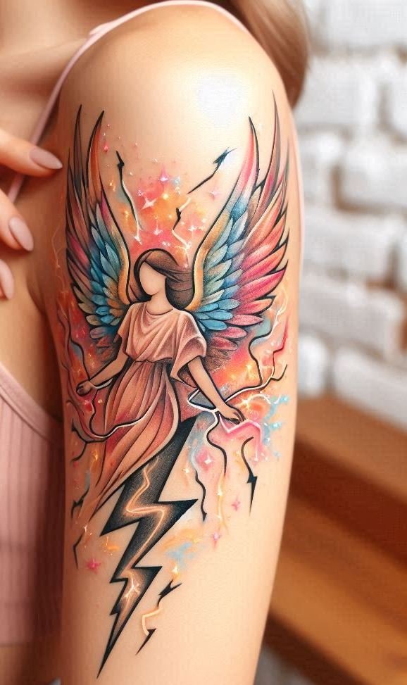 Get ready to fly high with these exquisite angel wings tattoo ideas for women. Graceful, powerful, and utterly divine!
