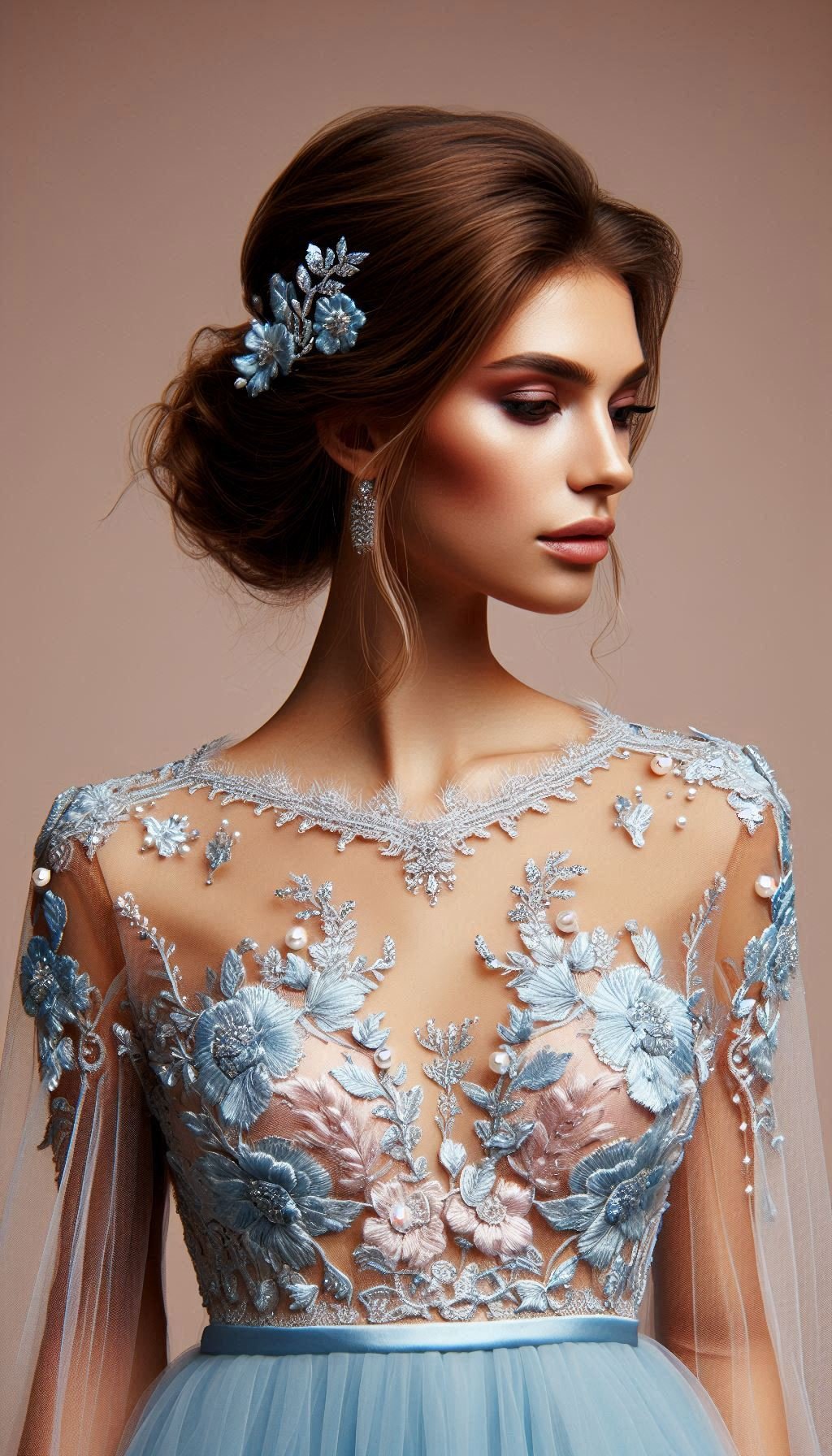 Floral Embroidery Dresses: Blooming Beautiful for Every Occasion | Pocoko Turn heads in a baby blue dress with beautiful pastel floral embroidery. Feminine, fresh, and fabulously stylish!