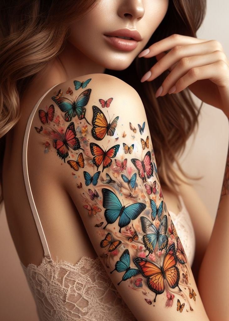 Fly high with these exquisite butterfly tattoo ideas for women. Delicate, vibrant, and absolutely captivating!