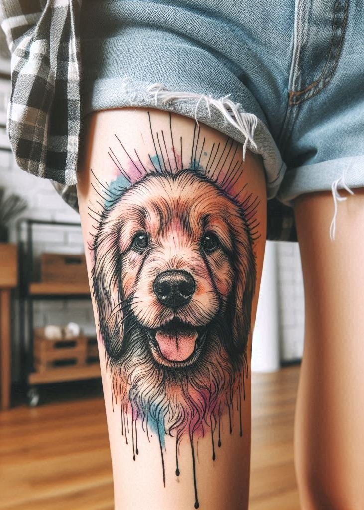 Discover gorgeous dog tattoos for women! Hand and leg designs inspired by your favorite breeds.