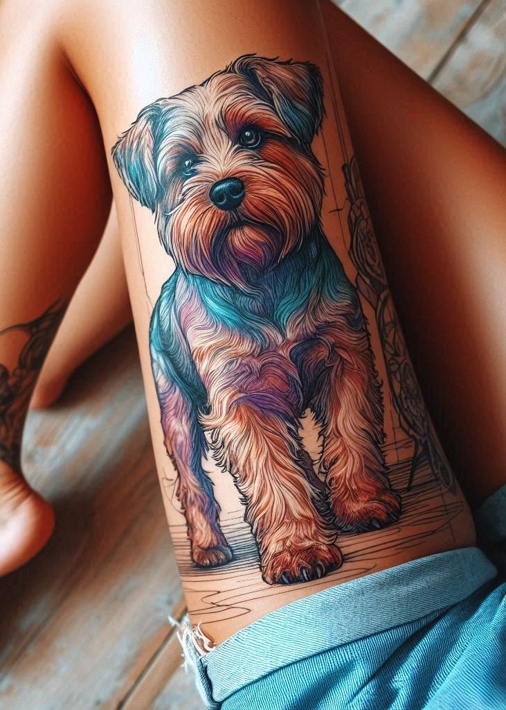 Show your love for dogs with these amazing tattoos! Hand and leg designs featuring popular dog breeds.