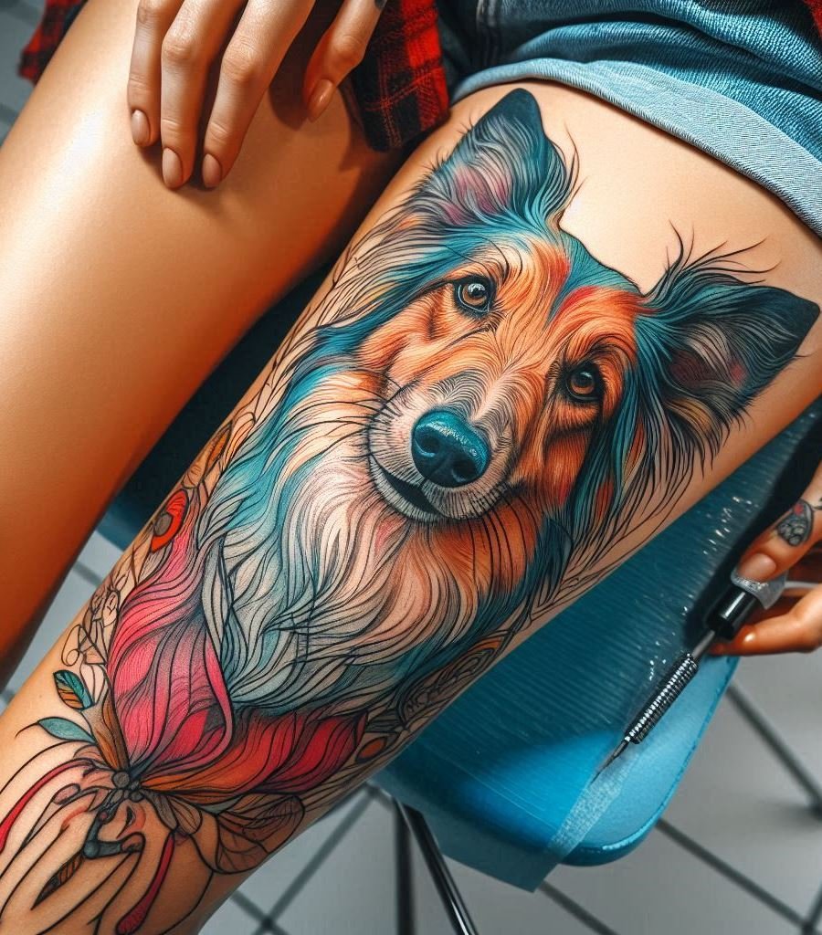 Adorn your skin with these unique dog tattoos! Hand and leg designs that celebrate popular dog breeds.