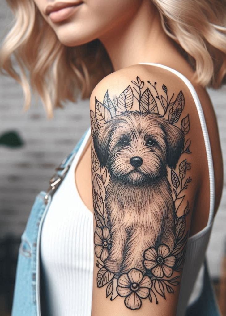 Adorn your skin with beautiful dog tattoos! Hand and leg designs featuring popular breeds are here.