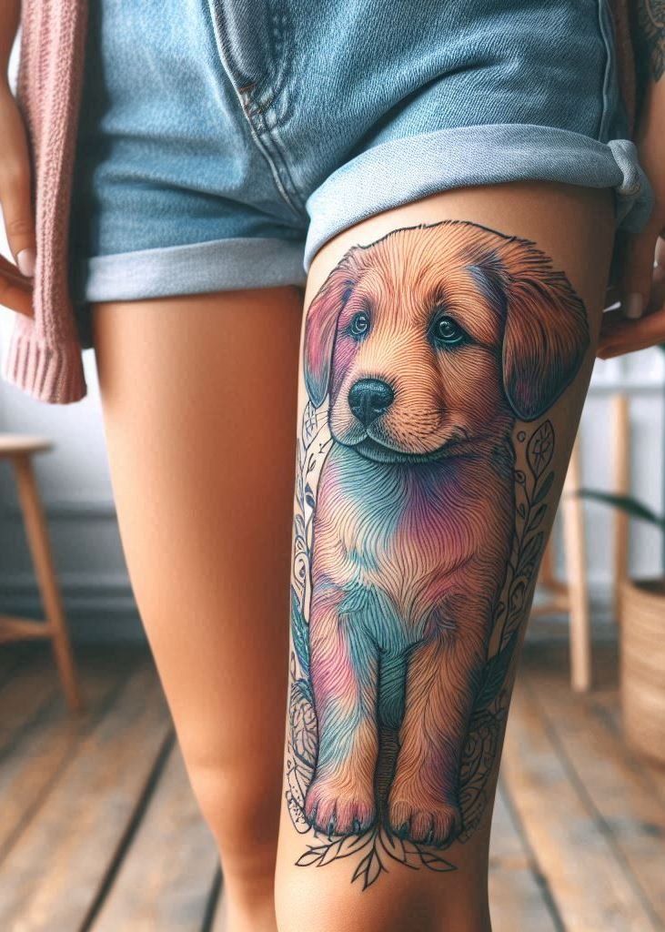 Celebrate your favorite dog breeds with these beautiful tattoos! Hand and leg designs for every dog lover.