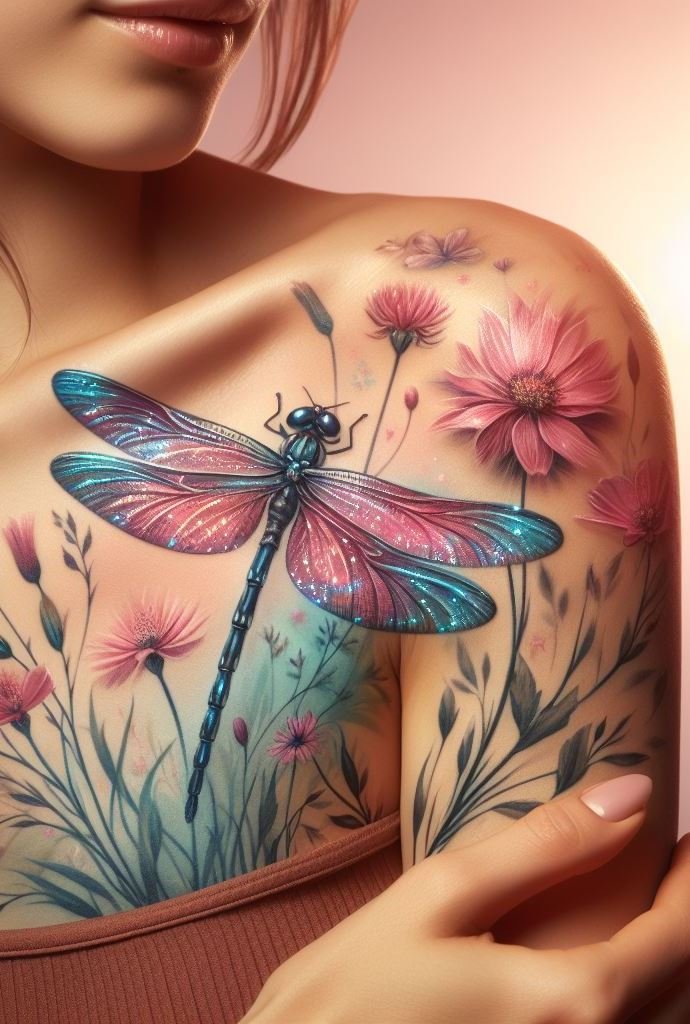 Let your ink take flight with beautiful dragonfly tattoo ideas for women. Elegant, symbolic, and full of whimsy!