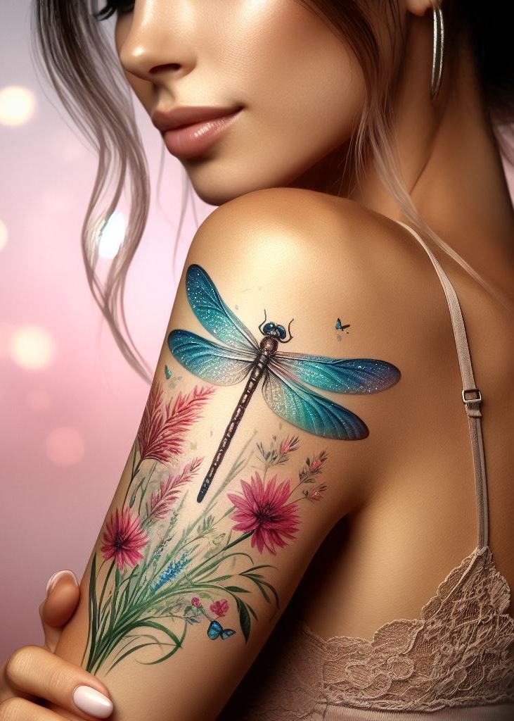 Dragonfly tattoos are a blend of elegance and symbolism. Discover exquisite designs that are perfect for women!