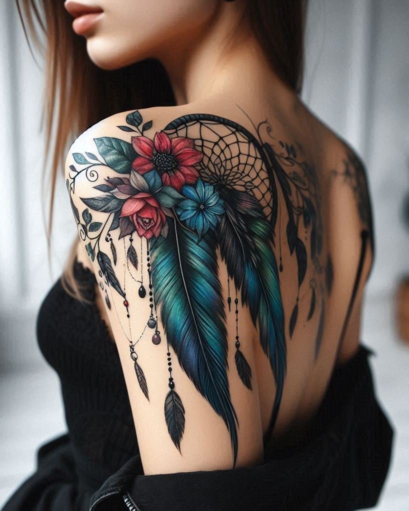 Let your dreams fly with these beautiful dreamcatcher tattoo ideas for women. Delicate, intricate, and full of symbolism!