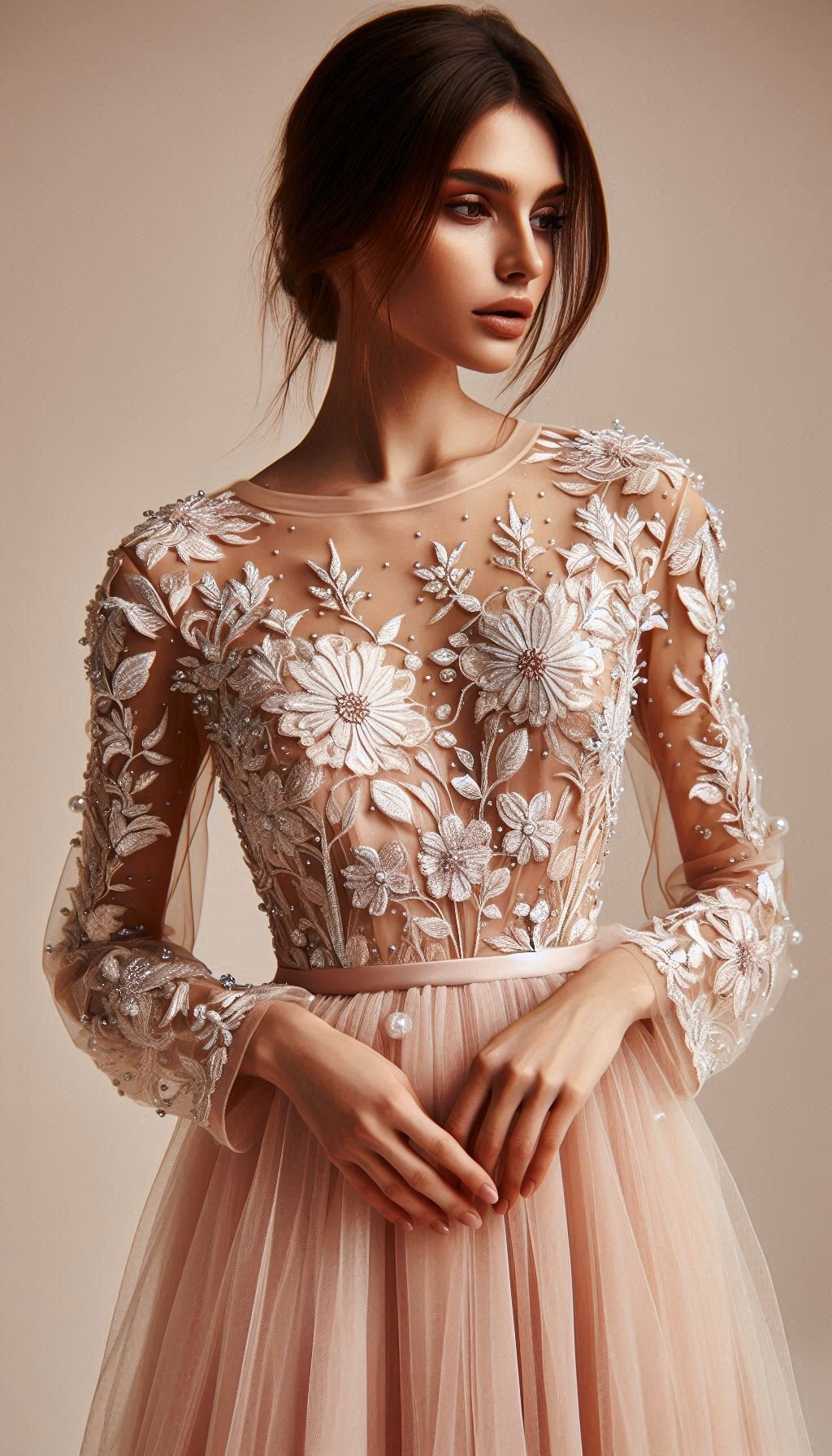 Floral Embroidery Dresses: Blooming Beautiful for Every Occasion | Pocoko Capture the essence of romance with a dusty pink dress and white embroidery. Soft, feminine, and oh-so-stylish!
