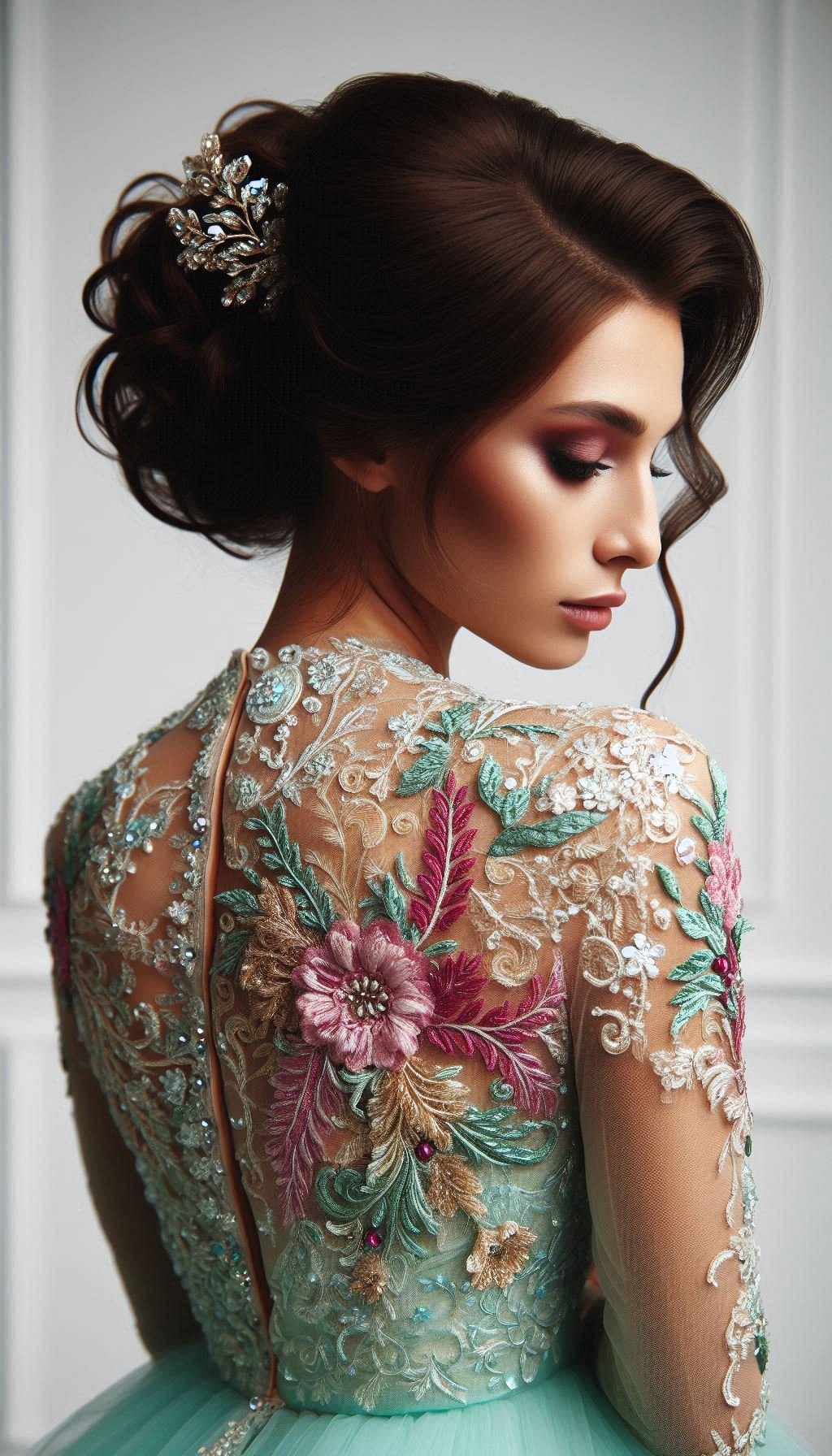 Floral Embroidery Dresses: Blooming Beautiful for Every Occasion | Pocoko Capture the beauty of nature with a fuchsia and green floral embroidery dress. Bold, vibrant, and utterly charming!