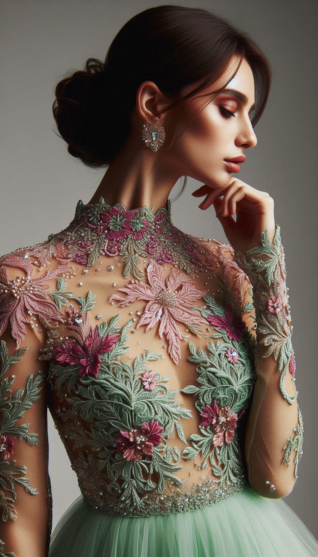 Floral Embroidery Dresses: Blooming Beautiful for Every Occasion | Pocoko Make a statement with a fuchsia and green floral embroidery dress. Perfect for adding a splash of color to your wardrobe!