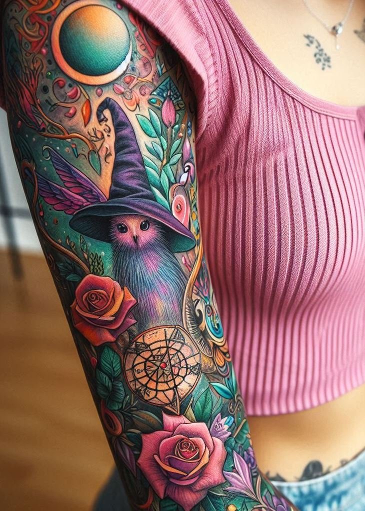 Embrace the mystical with witchcraft tattoo ideas for women. Enchanting, symbolic, and full of magical charm!