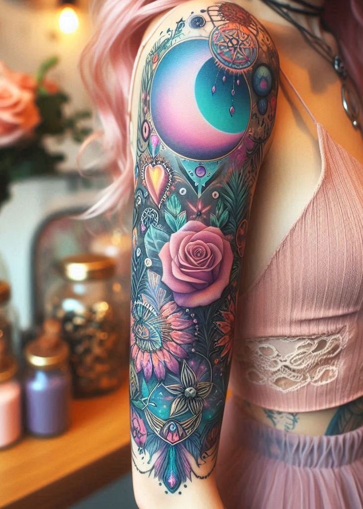 Celebrate the mystical with these captivating magic and witchcraft tattoo ideas. Perfect for women who love enchanting designs!