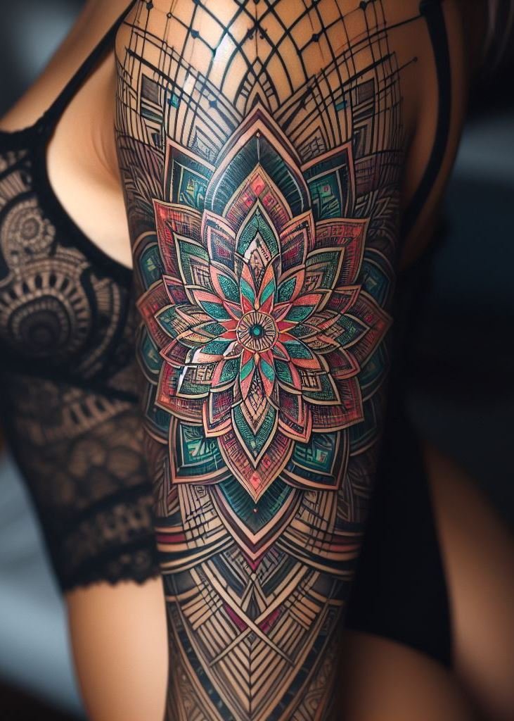 Let your ink tell a story with mandala tattoo ideas for women. Elegant, intricate, and full of symbolism!