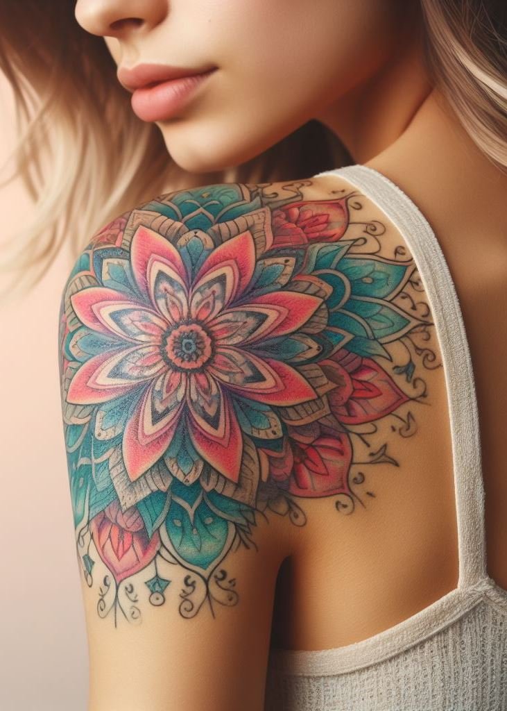 Discover the allure of mandala tattoos. These designs are perfect for women who appreciate detailed and meaningful ink!