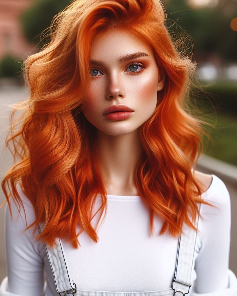 20+ Orange Hairstyles That SLAY: Fiery Locks for Fall | Pocoko Say goodbye to summer with a bang! These orange hairstyles will ignite your fall look and have you serving major fire vibes all season long.