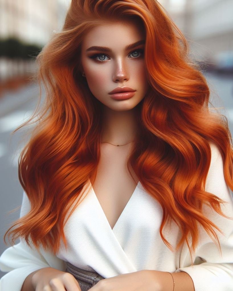 20+ Orange Hairstyles That SLAY: Fiery Locks for Fall | Pocoko Fall’s hottest accessory? Fiery orange hair! From bold copper to neon tangerine, your hair will be the talk of the season.
