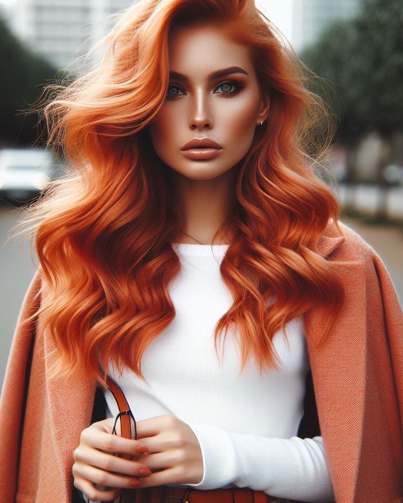 20+ Orange Hairstyles That SLAY: Fiery Locks for Fall | Pocoko Orange you ready to SLAY this fall? From deep copper tones to bright pumpkin hues, these hairstyles will have you glowing like a harvest moon.