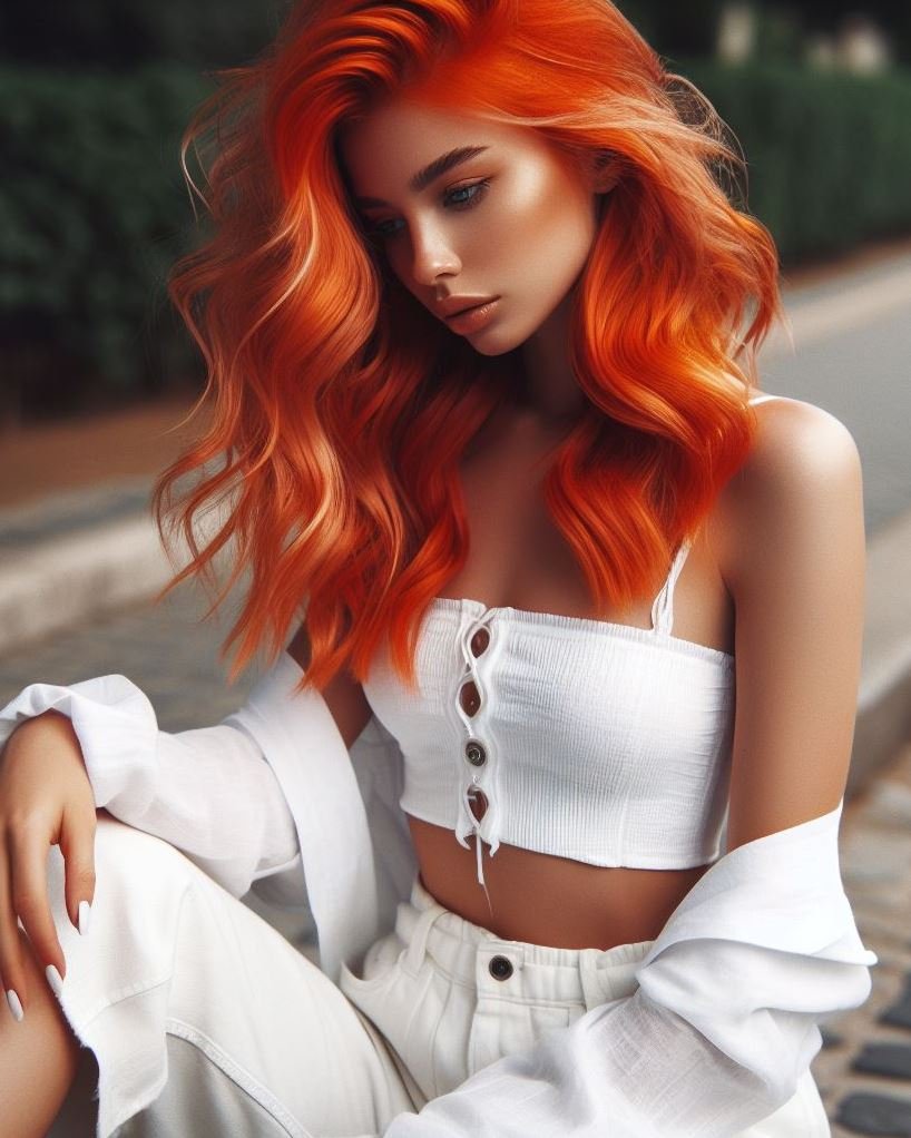 20+ Orange Hairstyles That SLAY: Fiery Locks for Fall | Pocoko Spice up your fall style with fiery orange hair that stands out. Whether you're going copper or pumpkin, your locks will be serving fierce fall vibes!