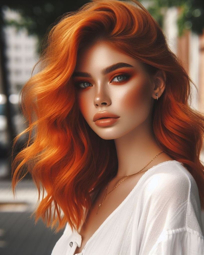 20+ Orange Hairstyles That SLAY: Fiery Locks for Fall | Pocoko Forget the fall foliage—your orange locks will be the most stunning thing around. Get ready to light up every room with these blazing looks!