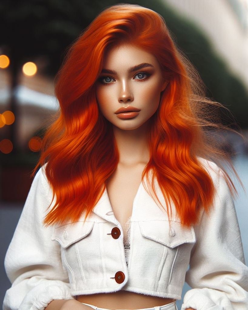 20+ Orange Hairstyles That SLAY: Fiery Locks for Fall | Pocoko Set the season ablaze with orange locks that radiate autumn vibes. From burnt sienna to neon pumpkin, these shades are fall perfection.