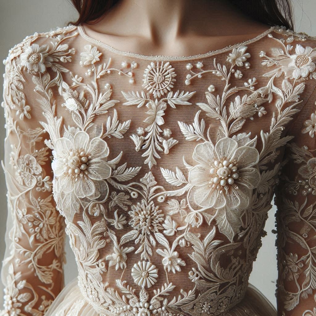 Floral Embroidery Dresses: Blooming Beautiful for Every Occasion | Pocoko Make a statement with a pastel dress adorned with silver and white embroidery. Elegant, timeless, and effortlessly chic!