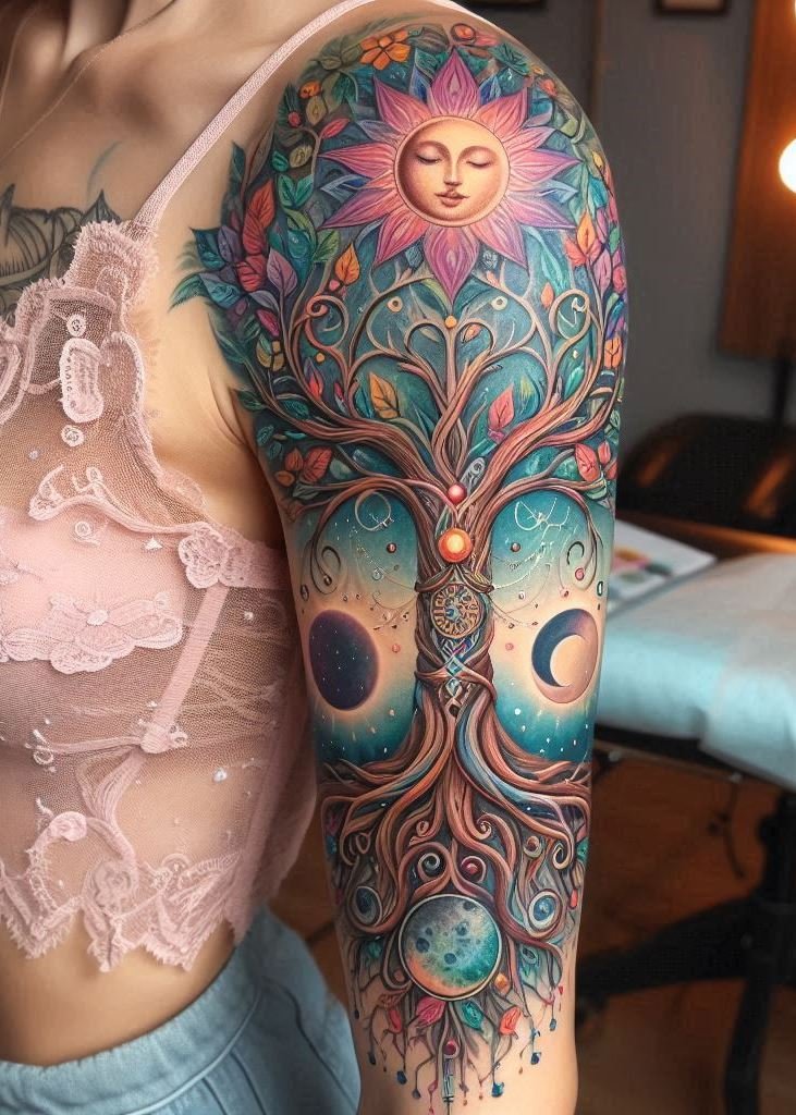 Grow your spiritual connection with Tree of Life tattoos. These designs celebrate the unity and strength of nature!