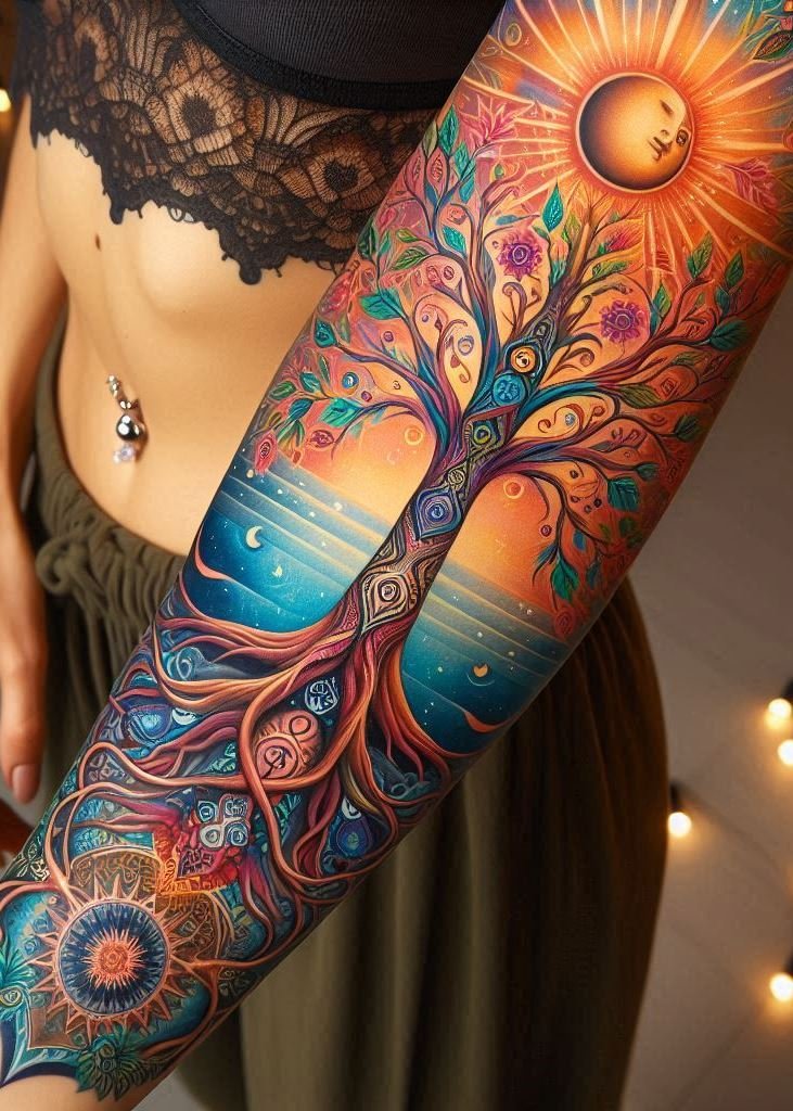 Grow your spiritual connection with Tree of Life tattoos. These designs celebrate the unity and strength of nature!