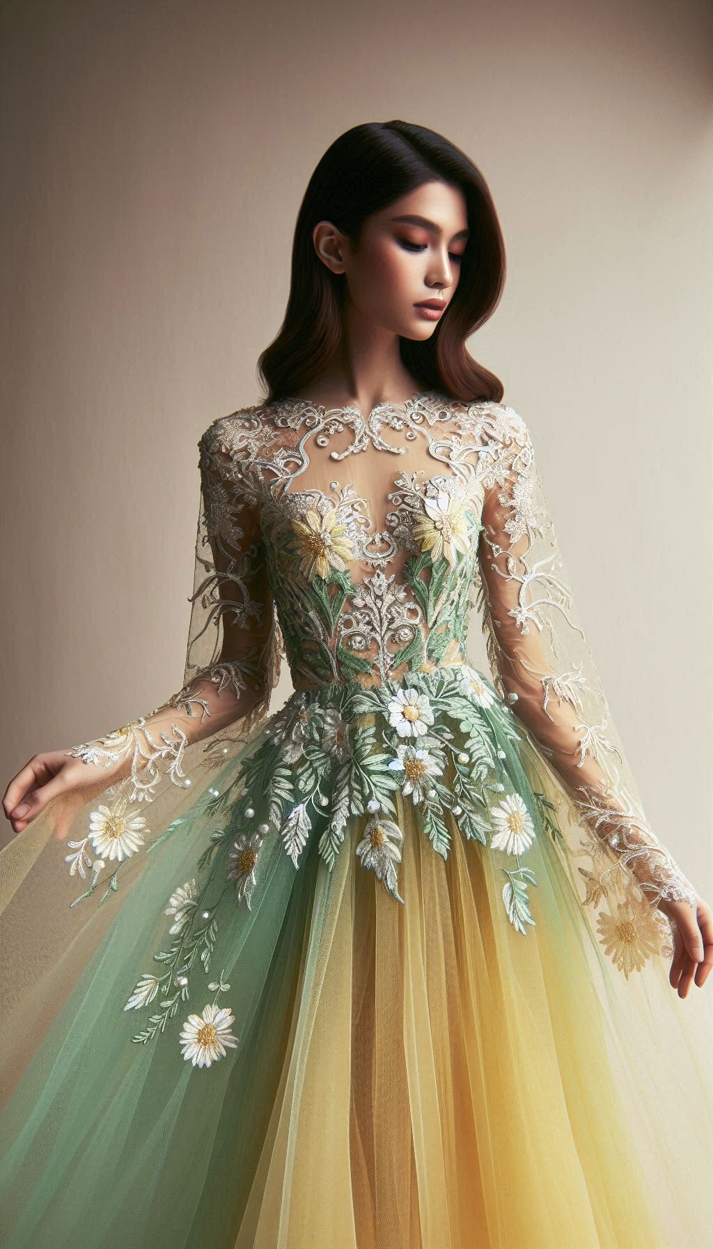 Floral Embroidery Dresses: Blooming Beautiful for Every Occasion | Pocoko Capture hearts with a yellow and green floral embroidery dress. Fresh, fun, and fabulously stylish!