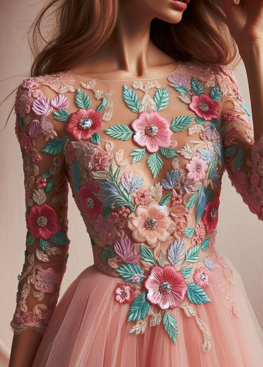 Feel fabulous in this Babilicious pink and peach floral lace dress. It's the ultimate blend of charm and sophistication!