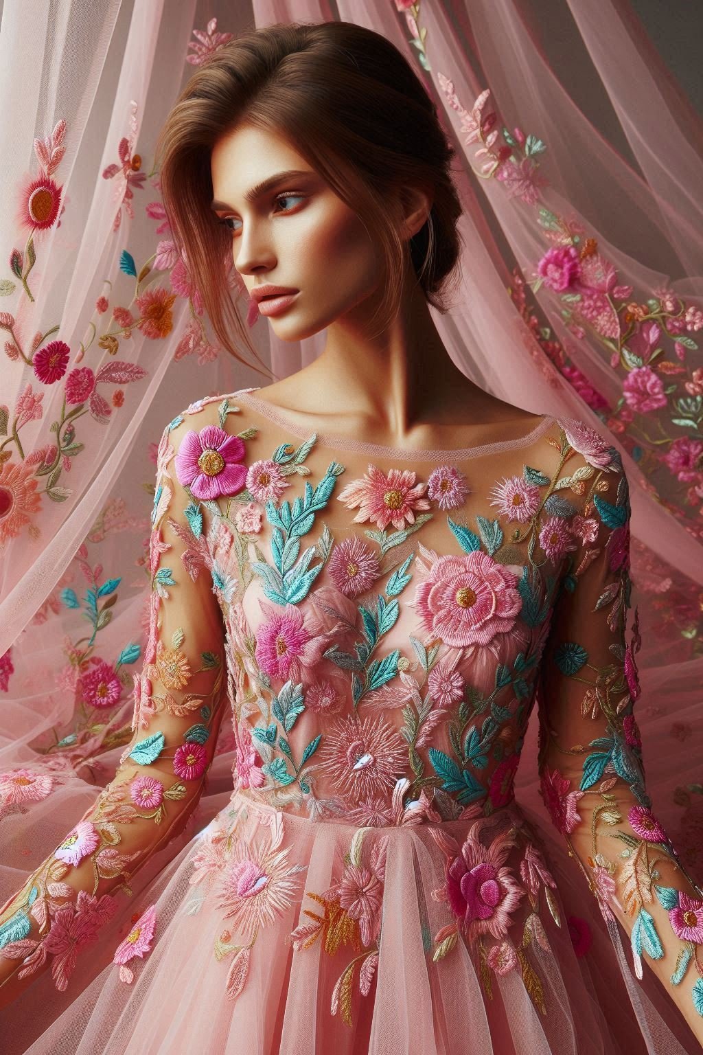 Feel effortlessly chic in this Babilicious pink and peach floral lace dress. Perfect for adding a touch of charm to any occasion!