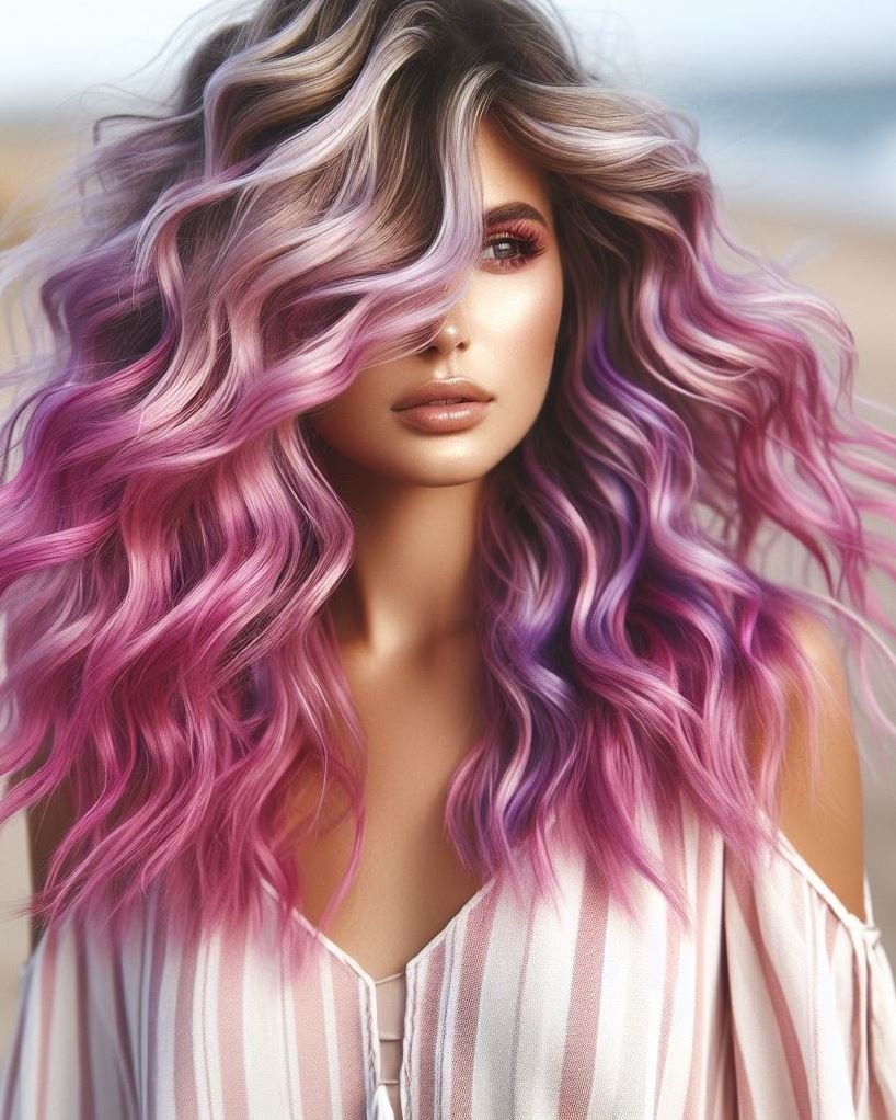 Elevate your hair game with the vibrant bubblegum pink ombre trend. Perfect for a fresh and fearless look!