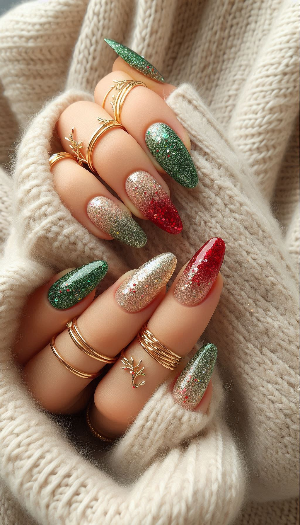 Deck the halls and your nails with glitters galore! These Christmas nail art ideas will have you shining brighter than a holiday star.