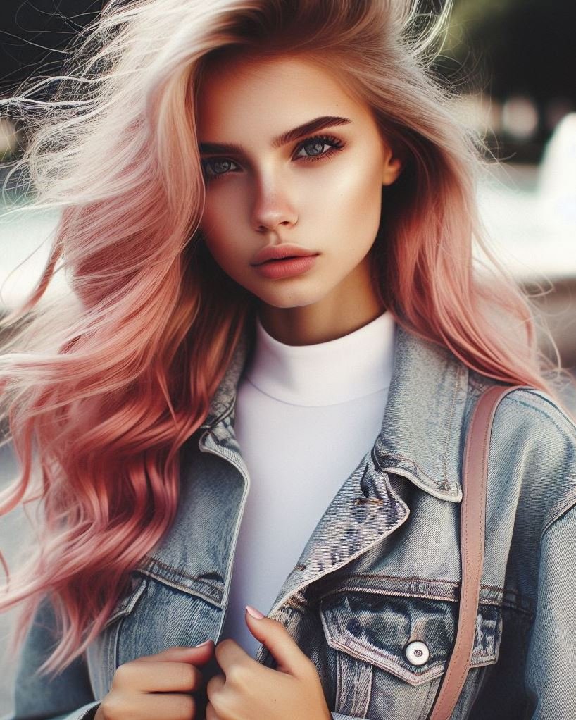 Transform your tresses with the enchanting dusty pink hair color trend. Elegant, soft, and oh-so-stylish!