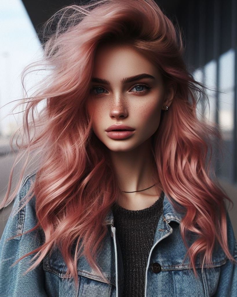 Step into a world of elegance with dusty pink hair color. Soft, romantic, and absolutely on-trend!